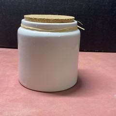 Vintage Ganz Ceramic Jar with Cork Lid A Friend Understands Your Past Home Decor