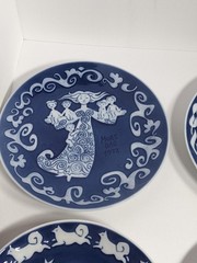 Vintage ROYAL COPENHAGEN Porcelain Plaques – ‘Mother’s Day’ – 1972-1975