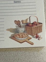Longaberger Basket 25 NEW 4×6 LARGE Shades of Autumn Recipe Cards Kitchen Baking