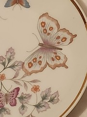 Vintage Avon Butterfly Fantasy Porcelain Trinket Dish Set Of 8 – 1979 Brazil