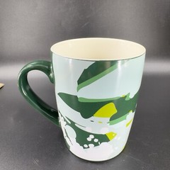 Starbucks 10 Oz Ceramic Coffee Mug With SPASH Multicolor Tropical Style Mug Cup