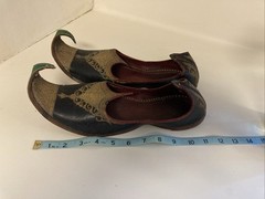 Pair Of Vintage Traditional Leather Ottoman Shoes From India