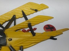 Vintage 1975 Homco Iron Airplanes Set of 4