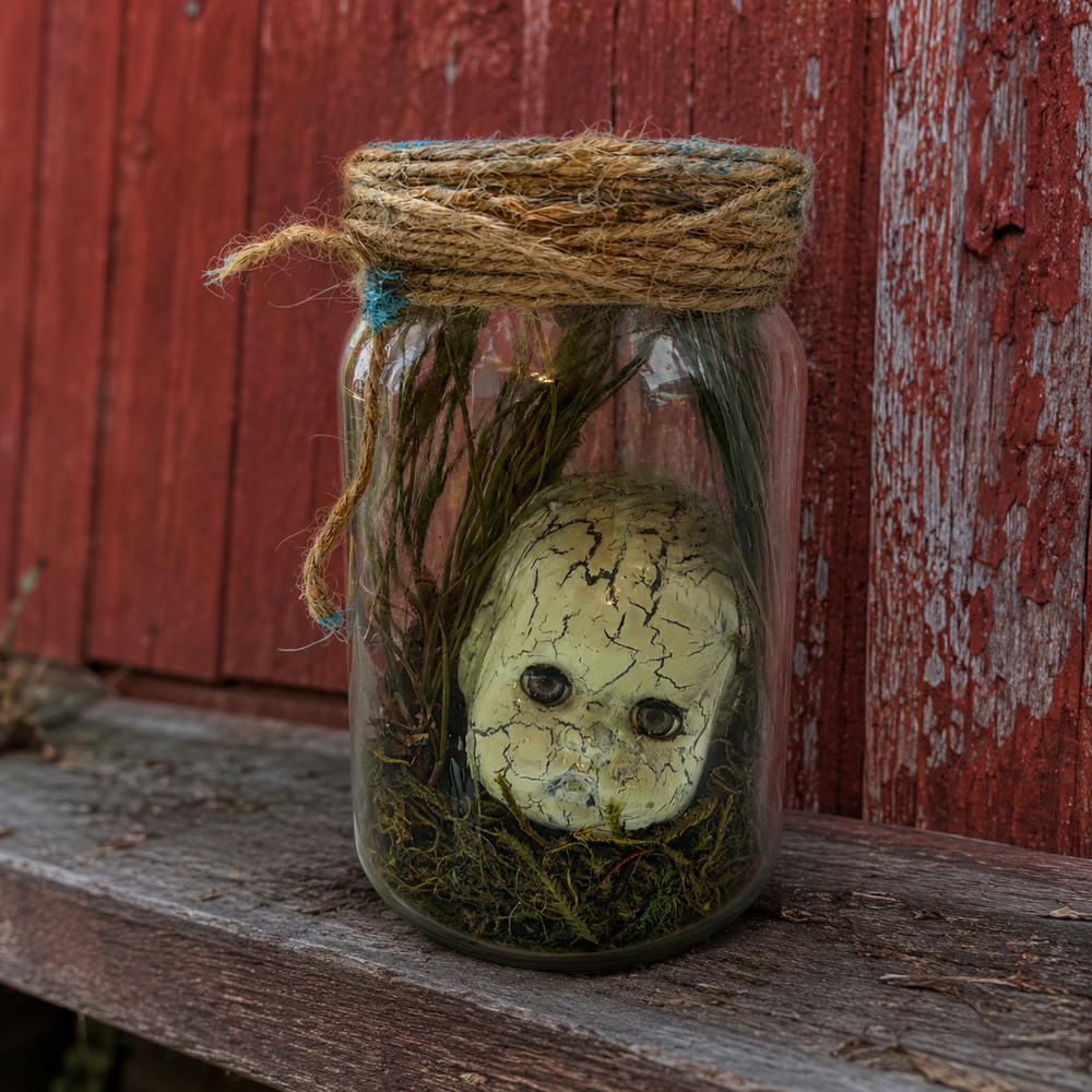 Haint Jar™ Appalachian Folk Horror Doll, Relic Oddity, Gothic, Handmade OOAK