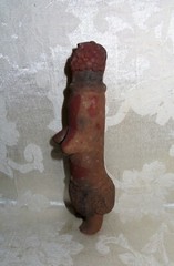 A RARE 13 to 15th Century Pre-Columbian Pottery in the form of a Footed Phallic