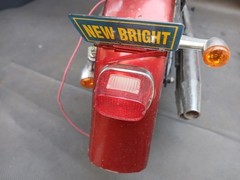 UNTESTED New Bright 9.6V R/C Red Harley Davidson Fat Boy Motorcycle AS IS PARTS