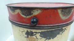 ART DECO TIN SUGAR CANISTER VINTAGE RETRO KITCHEN AUSTRALIANA KITCHENALIA