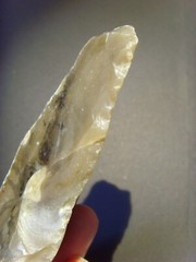 Lower Paleolithic – Fine Acheulean elongated scraper. c.450,000 BP.