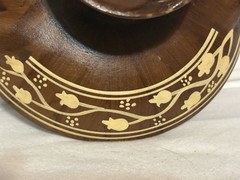 Handpainted Greek Footed Bowl