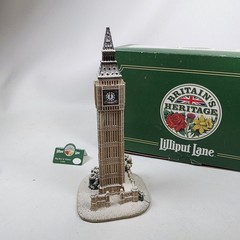 RARE Lilliput Lane Big Ben in Winter L2300 Britain’s Heritage London model