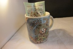 NWT Boyds Bears Loyal Order of Friends of Boyds MUG Sunny Day Sunflowers Seeds