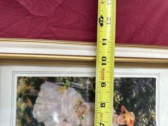 Vtg Renoir The Daughters of Paul Durand-Ruel Framed Art Impressionist