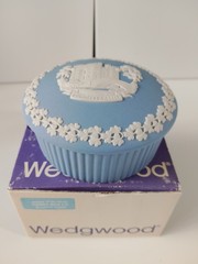 Bunratty Castle Ireland Wedgewood Blue Jasperware Trinket Box, Limited Edition.
