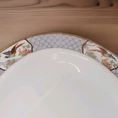A Birdsong From Another Century Antique W. H. Grindley 12” Serving Platter C1908