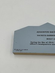 VTG Rare Cat’s Meow Shelve Sitters Augustus Sacket House Sackets Harbor NY T7