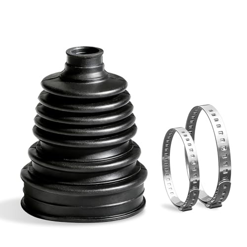 CV Boot Kit, Universal Drive Shaft Joint Boot Set with 2 Clamps，CV Boots