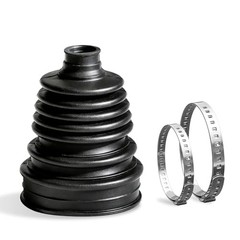 CV Boot Kit, Universal Drive Shaft Joint Boot Set with 2 Clamps，CV Boots