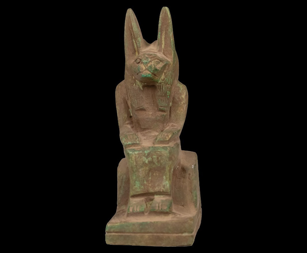 Rare Ancient Egyptian Anubis Statue – Supreme God of Afterlife & Protection BC