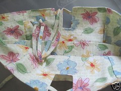 Longaberger~ FLORAL BLOOMS Fabric Liner (ONLY) for MEDIUM BERRY Basket