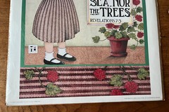 Mary Engelbreit Hurt Not the Earth Poster 16 x 20 Revelations 7:3 Unframed 1991