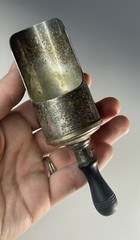 Antique Silverplated Victorian – Edwardian Tableware Sugar Scoop Scuttle Holder