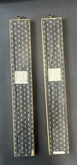 Pair Of Vintage Neoclassical Sungott Art Studios Style 905 Purple Floral Prints