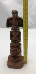 VINTAGE SHAMANS THUNDERBIRD WHALE And BEAR TOTEM POLE British Colombia