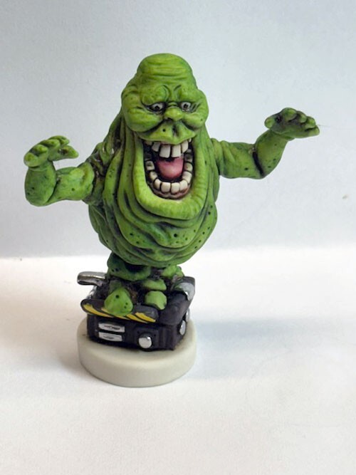 Harmony Kingdom artst Neil Eyre Designs Halloween Green Ghost Box Slimer