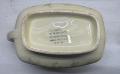 Old/Vintage Dish by W. S. George “LIDO” Canarytone USA #297A Loc#E52