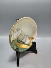 Vintage Hand-painted RS Germany Porcelain Bowl Art Nouveau Style Flowers
