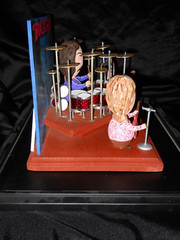 Rush Music Band by John Lamouranne The Egg Man Sculpture 2014 behind Glass RARE