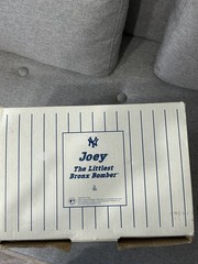 ⚾NIB 1999 Danbury Mint Joey The Littlest Bronx Bomber NY Yankees Collectible