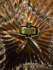 Vintage Zajecar 24% Lead Crystal Star-shaped Trinket Or Jewelry Box. Yugoslavia