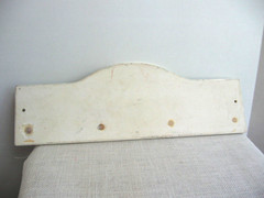 Mary Engelbreit Nursery Rhyme Peg Wall Rack 1990’s Repairs Ceramic and Wood