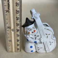 Vintage Clown & Bass Toothpick Holder Made In Japan