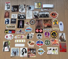 50 Supreme stickers