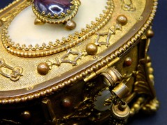 ART NOUVEAU Antique Jewellery Trinket Casket Box Napoleon III Style Gilt Ormolu