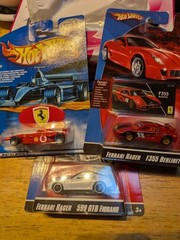 Hot Wheels Ferrari 3-Pack F1 599GTB F355 Berlinetta Unopened Collectible