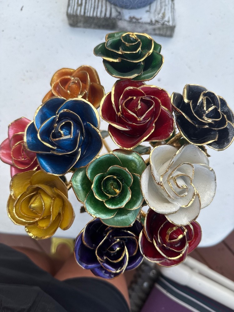 gold dipped rose steven singer
