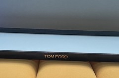 Tom Ford Luxury X-Large Wooden Tray White Black Gold Handles 32“x8″x1.25″