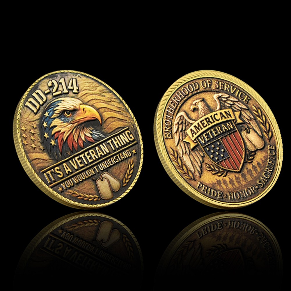 DD-214 Veteran Challenge Coin It’s a Veteran Thing You Wouldn’t Understand Gift