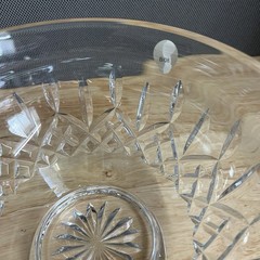 Waterford Crystal Lismore 8″ Footed Glass Bowl 140462 Made In Ireland