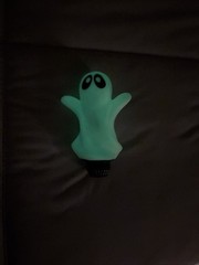 Vintage Avon Gilroy Ghost Finger Puppet With Care Deeply Lip Balm In Box