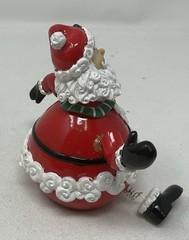 FITZ & FLOYD Jiggling Bobblehead Santa Christmas Décor Figurine (2005)