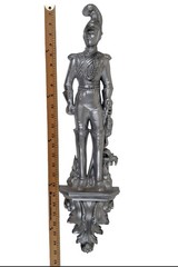 1965 Burwood Vintage Medieval Soldier Knight Gothic 24″ Wall Hanging Decor #4325