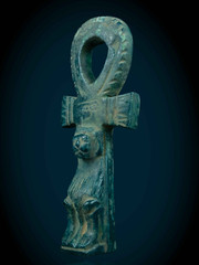 Ancient Egyptian Antiques Rare Ankh Key of Life Figurine Authentic BC