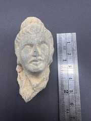 Un Touch Ancient Old Gandhara Civilization Buddha Head Statue Figure