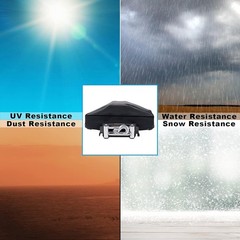Winch Cover,Heavy Duty UV-resistant Waterproof Winch Protective Cover with Dr…