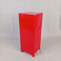 Vintage 1990’s Y2K Red Mini Metal Locker Storage 11”