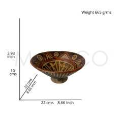 Clay Plate Pre-Columbian Crafts Quillacinga Culture